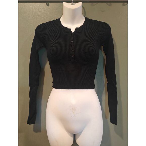 princess polly UNWRITTEN LOVE TOP BLACK us 0 - Picture 3 of 4